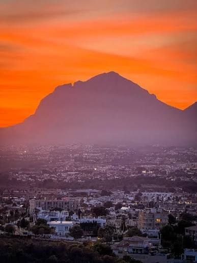 Puig Campana crepuscular